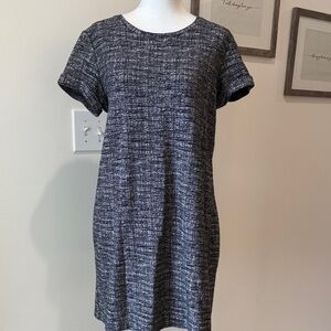 Rachel Zoe Tweed Mini sz M Dress Preppy Workwear Classic Luxury Versatile Grunge